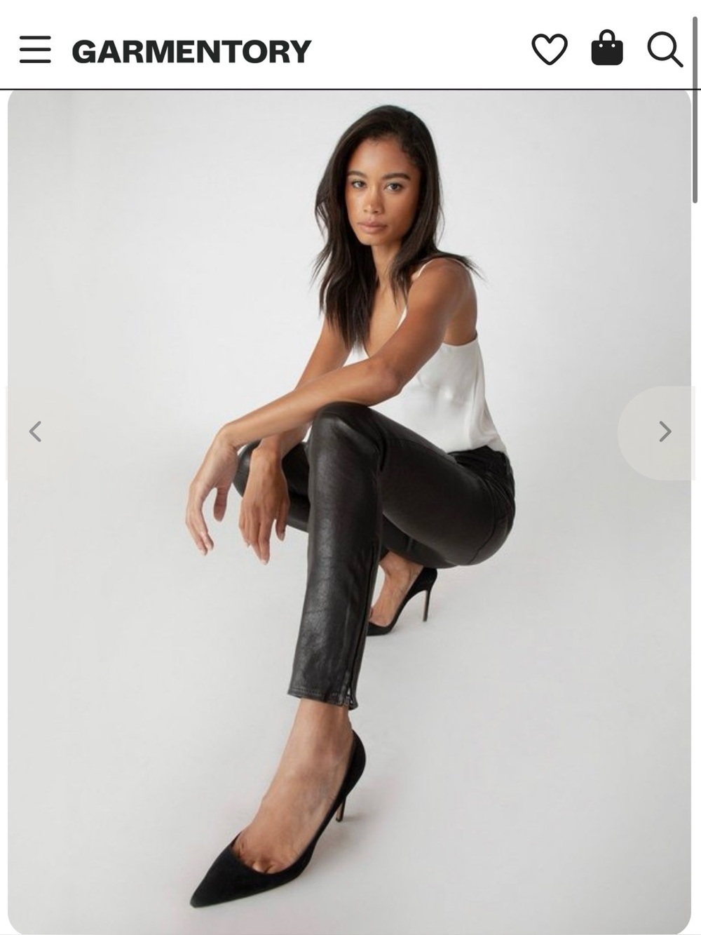 J brand lamb leather pants